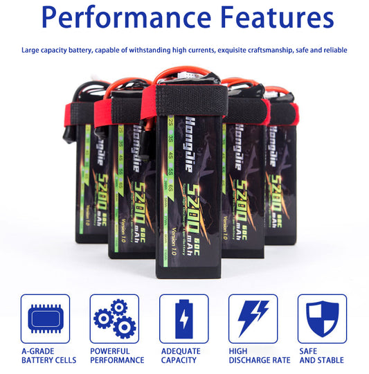 FPV/UAV Battery 2S/3S/4S/5S/6S 5200mah